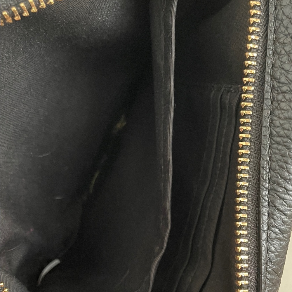 Coach Black Pebbled Leather Crossbody Bag - Picture 7 of 9